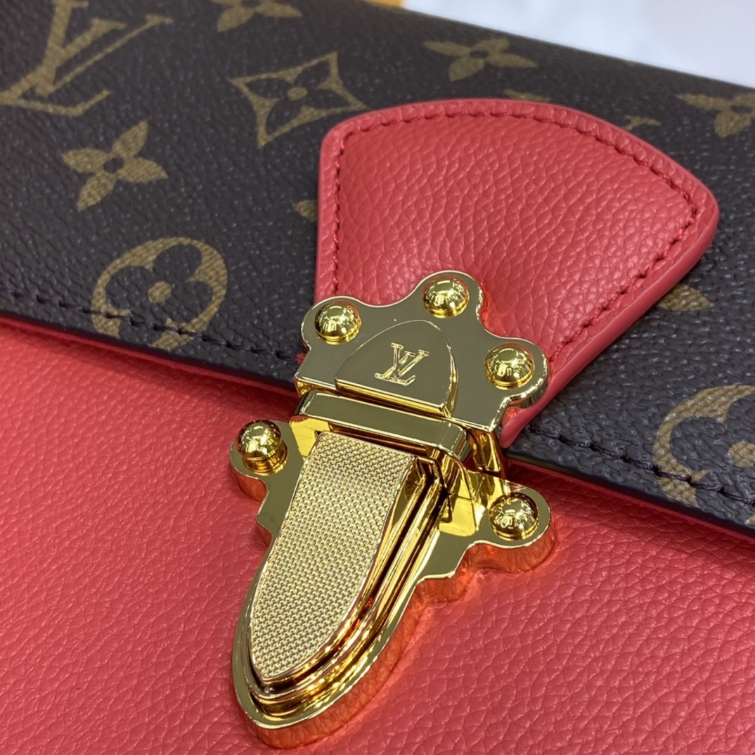 Louis Vuitton VICTOIRE Handbag Monogram M41731 Cerise Red